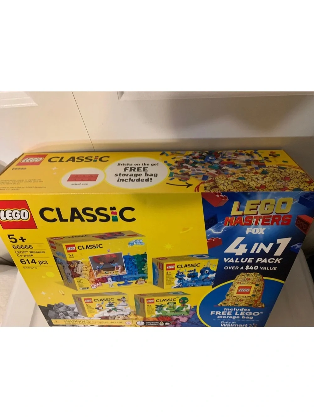 Lego Classics Four In One Value Pack Number 66666 Retired BONUS free Storage Bag